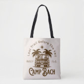 Retro Palm Camper - Boho Bachelorette Wochenende Tasche (Vorderseite)