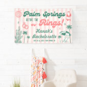 Retro Palm Spring Junggesellinnenabschied Willkomm Banner (Insitu)