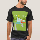 Retro Palm- Springhaus-T - Shirt (Vorderseite)