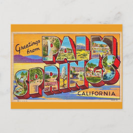 Retro Palm Springs Greeting Postcard Postkarte