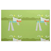 Retro Palm Springs-Haus gekämmtes Baumwollgewebe Stoff (Fat Quarter (45,7 x 55,9 cm))