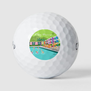 Retro-Palm-Springs-Hotel-Golfbälle Golfball