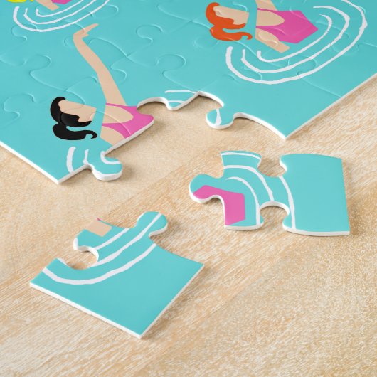 Retro Palm Springs Hotel Puzzle (Seite)