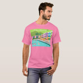 Retro Palm Springs Hotel T - Shirt (Vorne ganz)