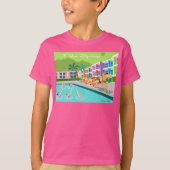 Retro Palm Springs Hotel T - Shirt (Vorderseite)