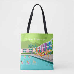 Retro-Palm-Springs-Hotel-Tasche Tasche