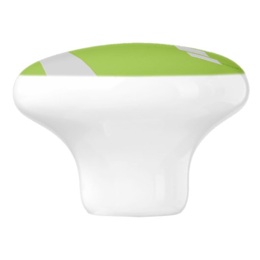 Retro Palm Springs House Keramik Knock Keramikknauf (Seitenansicht)