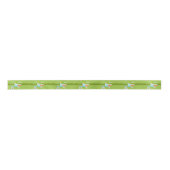 Retro Palm Springs House Satin Ribbon Satinband (Vorderseite)