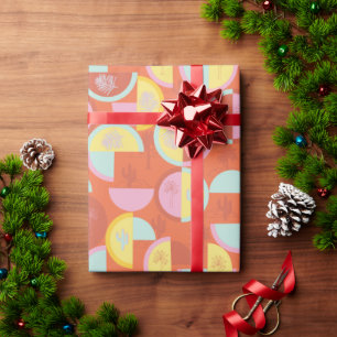 Retro Palm Springs Kaktus-Geschenkpapier Geschenkpapier