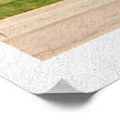 Retro Palm Springs rosa Tür Poster (Ecke)