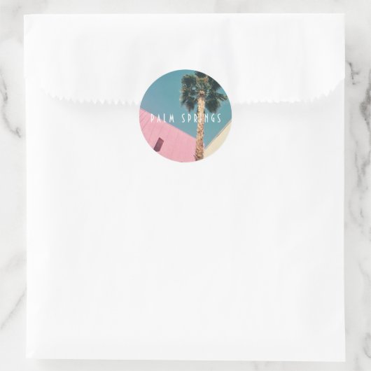 Retro Palm Springs Stickers (Tasche)