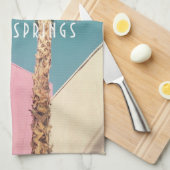 Retro Palm Springs Style Kitchen Towel Geschirrtuch (Viertel Falte)