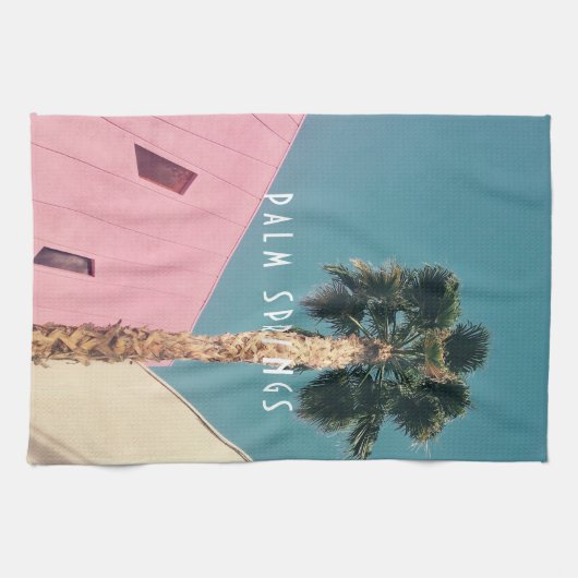 Retro Palm Springs Style Kitchen Towel Geschirrtuch (Horizontal)