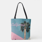 Retro Palm Springs Totasche Tasche (Rückseite)