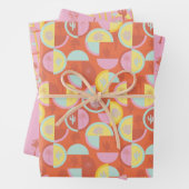 Retro Palm Springs Wrapping Paper Set 1 Geschenkpapier Set (Beispiel)