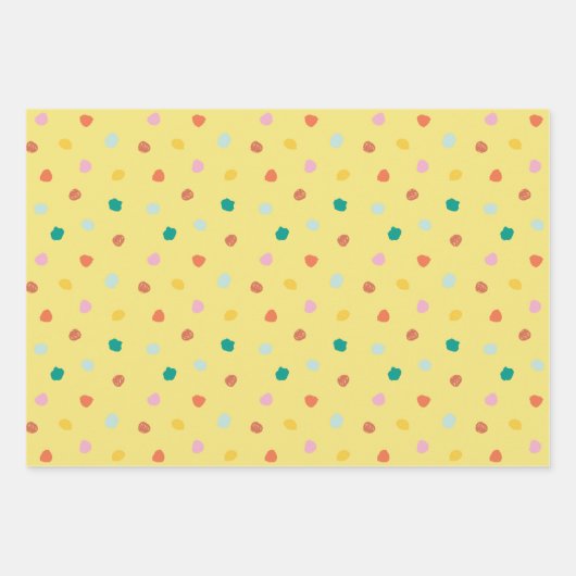 Retro Palm Springs Wrapping Paper Set 2 Geschenkpapier Set (Vorderseite 3)