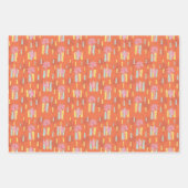 Retro Palm Springs Wrapping Paper Set 4  Geschenkpapier Set (Vorderseite 3)
