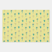 Retro Palm Springs Wrapping Paper Set 4  Geschenkpapier Set (Vorderseite)