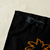 Retro Palm Tree Sunset South Carolina Myrtle Beach Strandtuch (Beispiel)