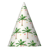 Retro Palm Tree Weihnachten im Juli Sommer Party Partyhütchen (Vorderseite)