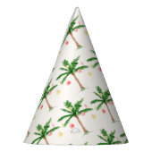 Retro Palm Tree Weihnachten im Juli Sommer Party Partyhütchen (Links)
