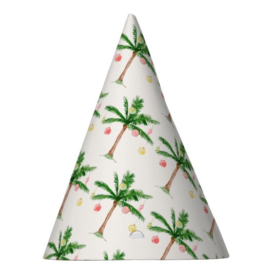 Retro Palm Tree Weihnachten im Juli Sommer Party Partyhütchen (Rechts)