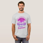 Retro Palm Trees Sunset 60er Familienurlaub Reise T-Shirt (Vorne ganz)