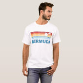 Retro Palme Bermuda T-Shirt (Vorne ganz)