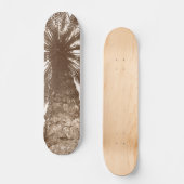 Retro-Palme Skateboard (Vorderseite)