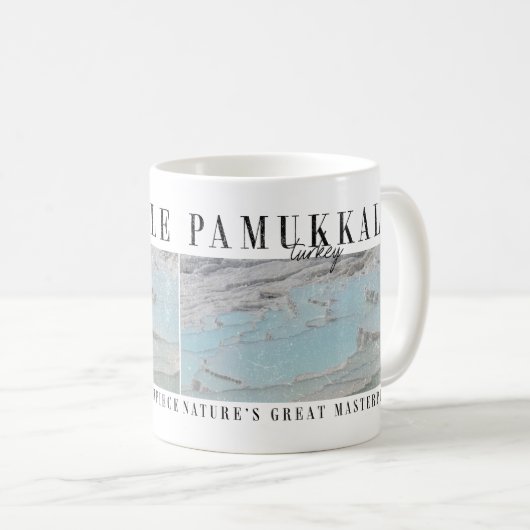 Retro Pamukkale Kaffeetasse (VorderseiteRechts)