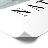 Retro Pamukkale Poster (Ecke)