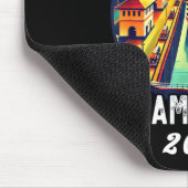 Retro Panama C Panama Waterway Sailing Cruising 20 Mousepad (Ecke)