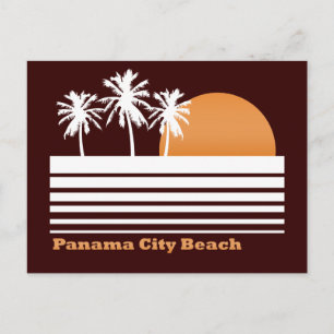 Retro Panama City Beach Postkarte