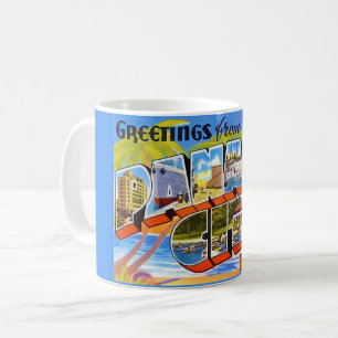 Retro Panama City Florida Kaffeetasse