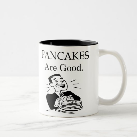 Retro Pancakes Tasse (Rechts)