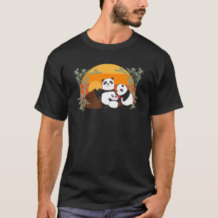 Retro-Panda-Bär Tier Retro Vintage T-Shirt