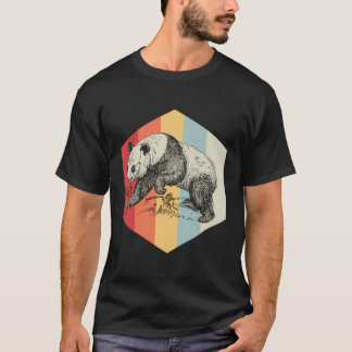 Retro Panda Bear T-Shirt