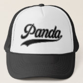 Retro Panda Truckerkappe (Vorderseite)