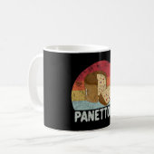 Retro Panettone Cake Geschenk Kaffeetasse (Vorderseite Links)