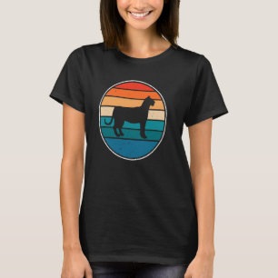 Retro Panther Vintag Style Niedlich Tiger T-Shirt