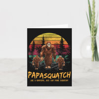 Retro Papa Squatch wie ein Großvater Funny Bigfoot