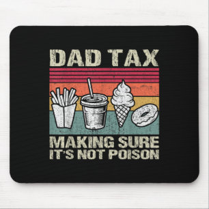 Retro Papa Steuer Sicherstellen, dass es nicht gif Mousepad