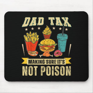 Retro Papa Steuer Sicherstellen, dass es nicht gif Mousepad