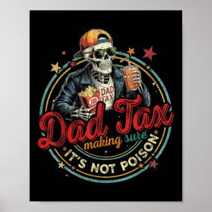 Retro Papa Steuer Sicherstellen, dass es nicht Gif Poster