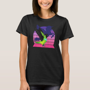 Retro-Papagei I Geflügeltes Einhorn I schreiender T-Shirt