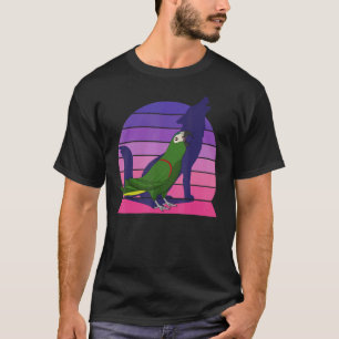 Retro Papagei I Heulender Wolf I Schreiender Hahns T-Shirt