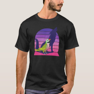 Retro Papagei I Heulender Wolf I Schreiender Schnu T-Shirt