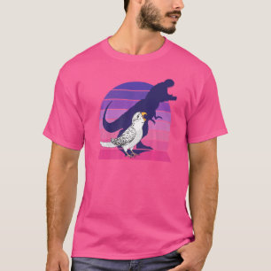 Retro-Papagei I Tyrannosaurus Rex I Schreiender We T-Shirt