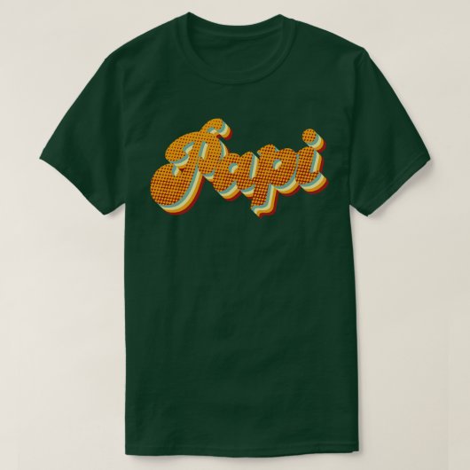 Retro Papi T-Shirt (Design vorne)