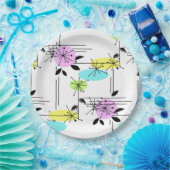 Retro. Pappteller (Party)